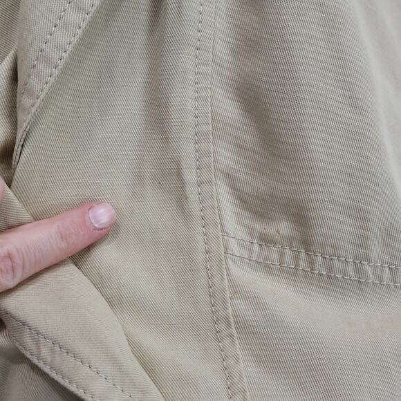 NWT Madewell Tie-Waist Linen Blend Romper In Summer Dune Tan Size 6 - Picture 9 of 12